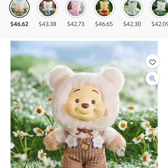 Cute Winnie The Pooh Plush Keychain - Picture 5 of 5